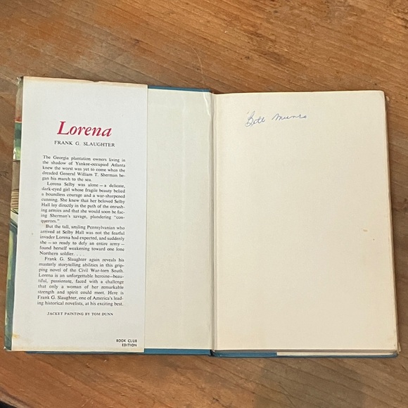 Vintage 1959 - Frank G. Slaughter Lorena hardcover Book - Picture 3 of 13